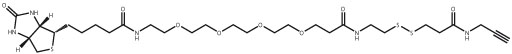 Biotin-PEG(4)-SS-Alkyne